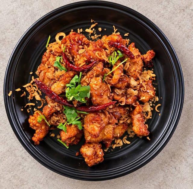 Tamarind-Glazed Chicken.