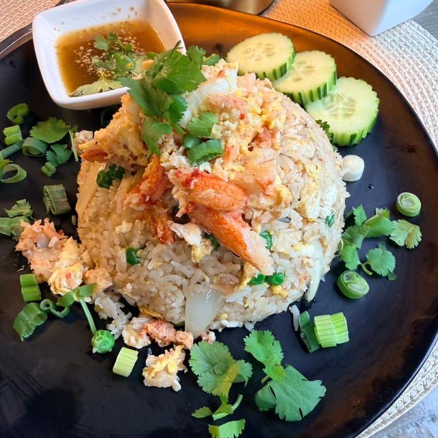 Dungeness Crab Fried Rice.