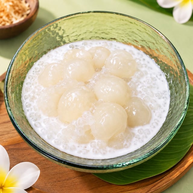 Sweet Sticky Rice with Longan.