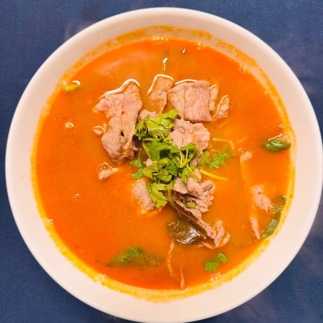 Guay Tiew Tom Yum Noodle Soup.