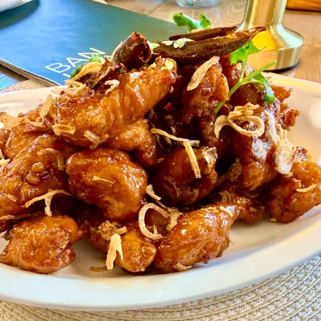 Tamarind-Glazed Chicken.