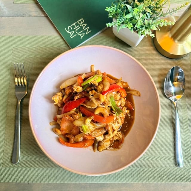 Cashew Chicken.
